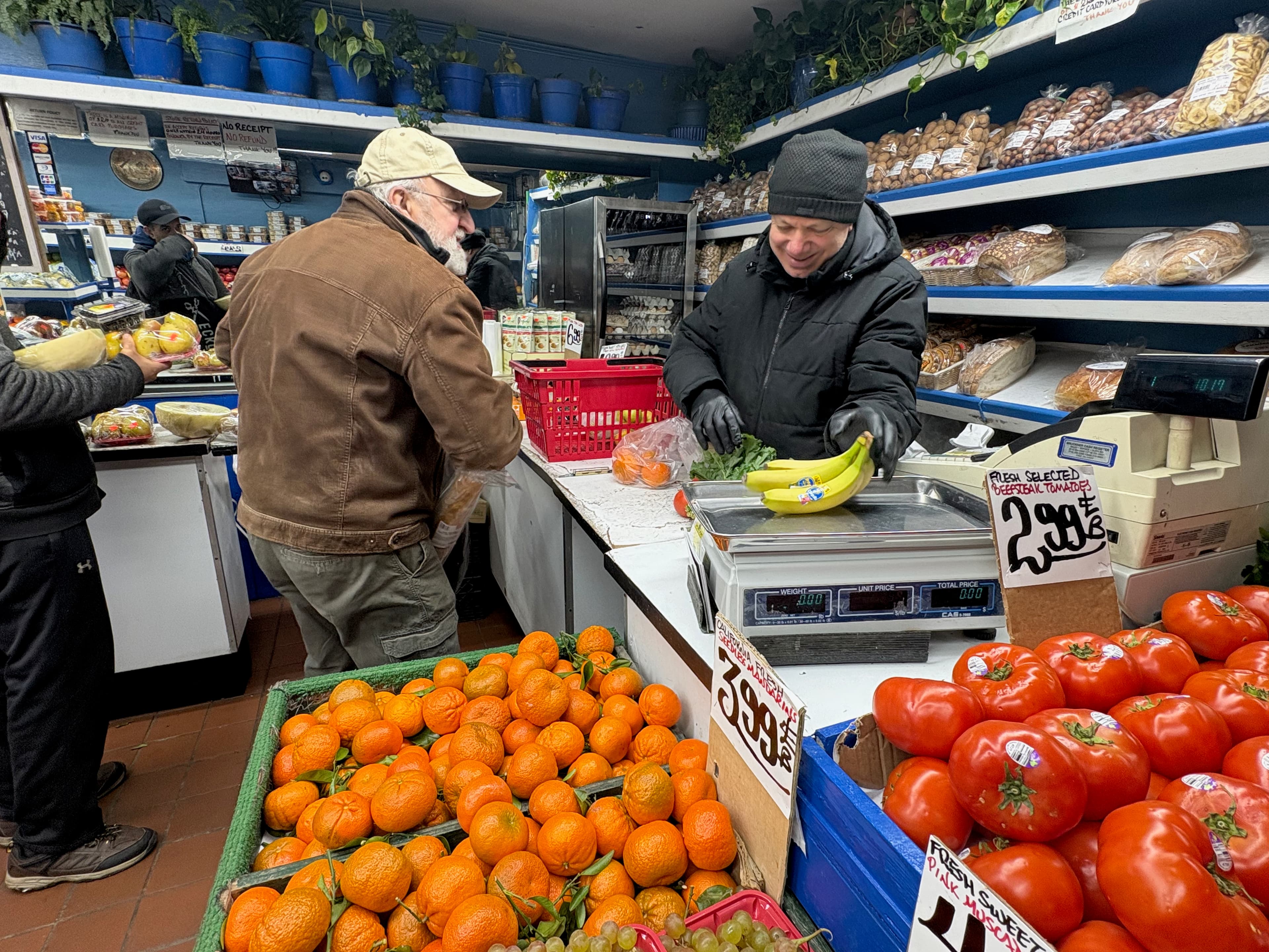 Fresh produce selection